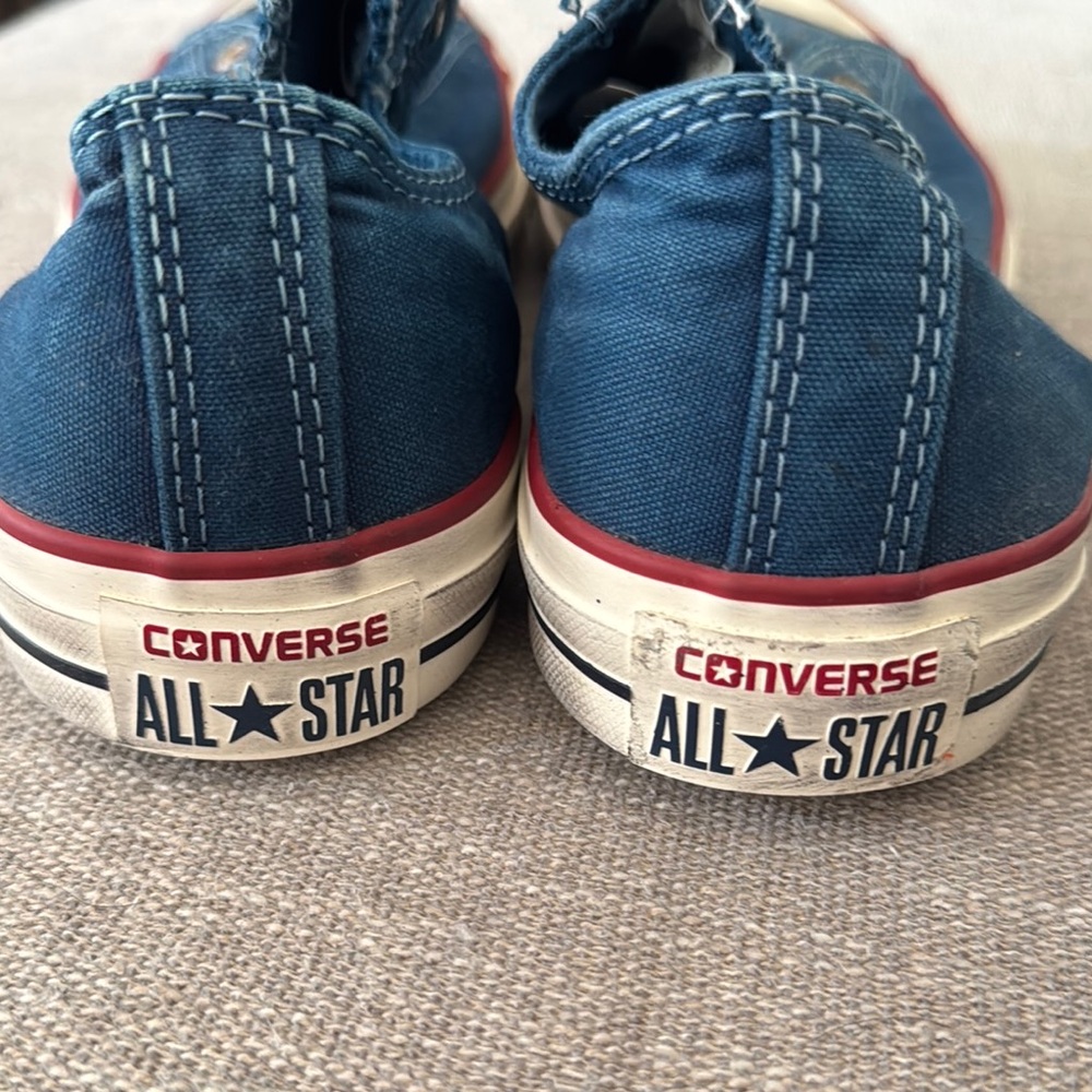 Men’s Converse Blue Slip-On Sneakers Classic Design - Men’s size 8 - Picture 7 of 8